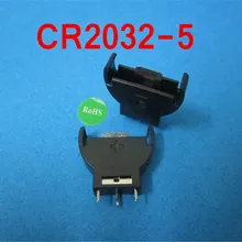 100 шт./лот) cr2032-5 Батарея кнопки сотового держатель Гнездо, розничная+ оптовой