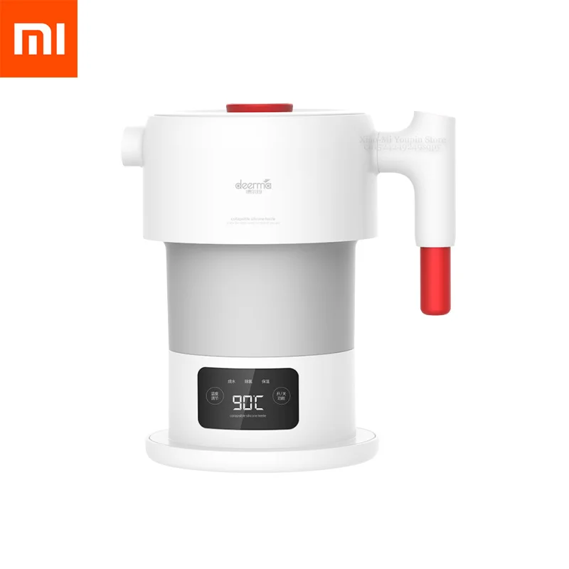 Xiaomi Deerma 0.6L складной портативный Электрический чайник для воды ручной Электрический колба для воды горшок автоматическое отключение защиты чайник