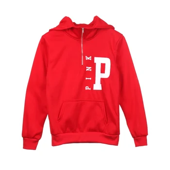 

Women Ladies Fashion Casual Spring Fall Newly Long Sleeve Hooded Pullover Zipper Letter Print Pocket Hoodies 7 Style