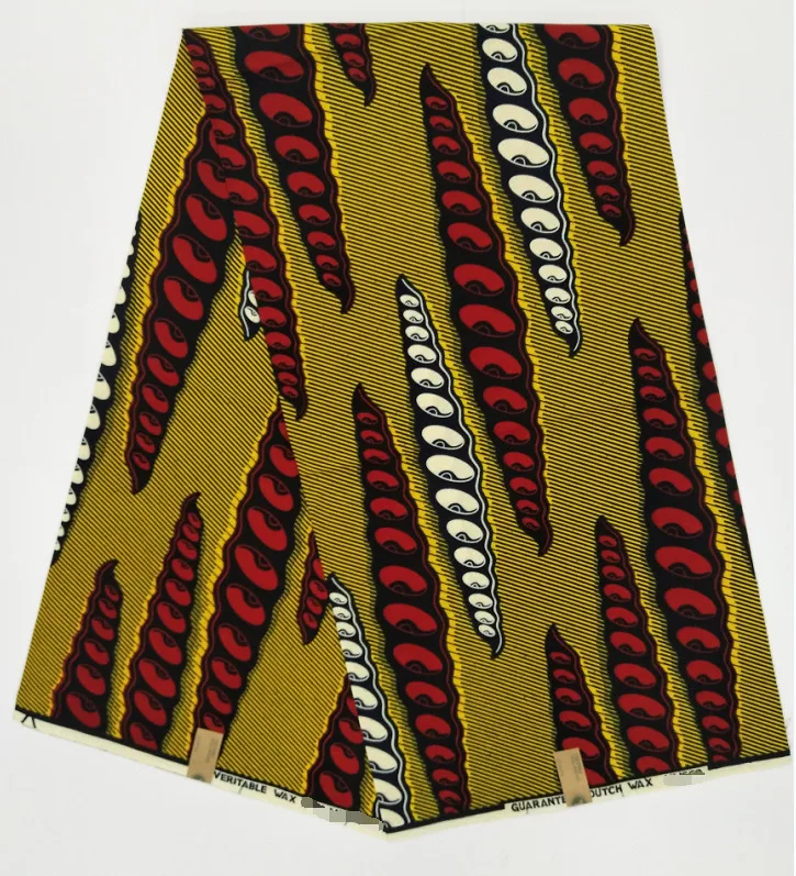 Настоящий воск Высокое качество Африканский надежный нидерландский воск в африканском стиле Анкара горячий воск настоящий Лидер продаж дизайн для женское платье 6yd - Цвет: as picture