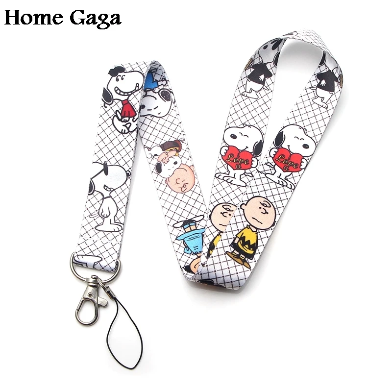 10 шт./лот, Homegaga, мультяшная собака, сделай сам, ремешки на шею, для телефонов, ключей, сумки, держатели для id карт, брелок, тесьма, ленты D1877
