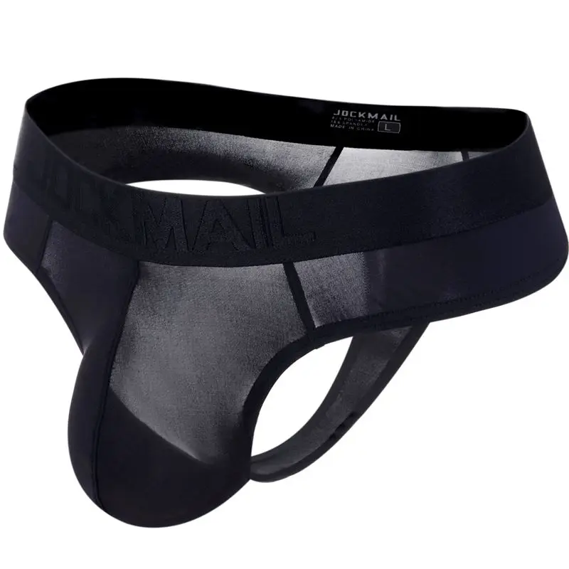 Трусы танга JOCKMAIL мужские ультратонкие пикантное нижнее белье с мешочком для