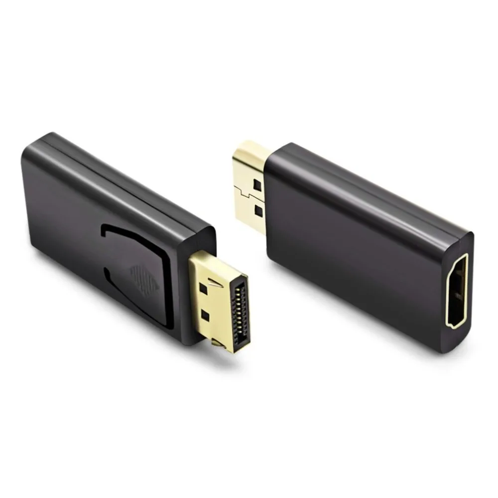 Onleny Mini display port папа-папа HDMI конвертер 1080P Адаптер DP к HDMI позолоченный штекер ABS корпус Поддержка горячий штекер