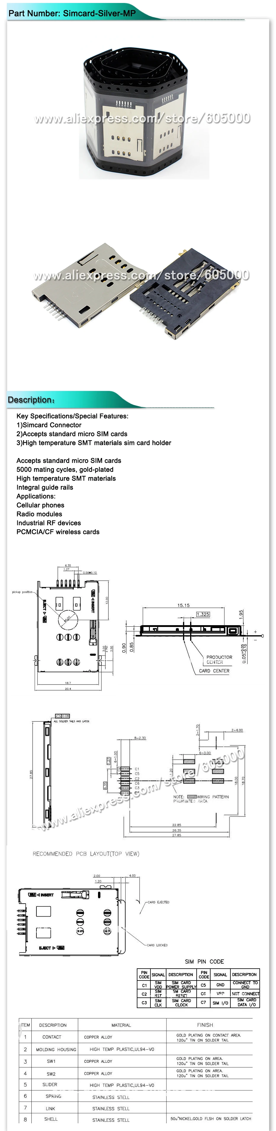 AND Simcard-Silver-MP