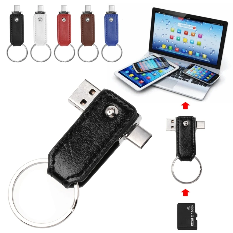 2in1 Тип C USB2.0 TF карта памяти Micro SD кард-ридер для samsung S9 S8 Xiaomi6 Кабельный тестер кабеля 8 шт