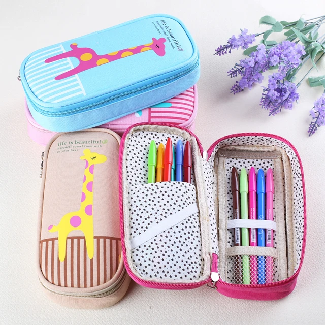 multifunction pencil case box cute pencil cases for high school animal
