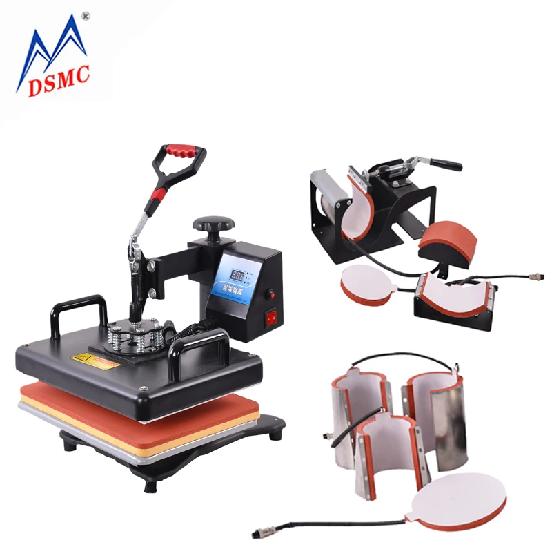 Flash Deal Best Quality Heat Press Transfer Sublimation Mug plate cap tshirt Printing Machine 1