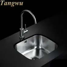 Кухонные раковины раковина из нержавеющей стали маленькая упаковка под толстой паз рисунок овощей мойка кухонные раковины 46