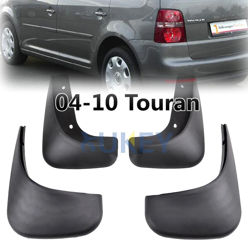 Спереди и сзади автомобиля Брызговики для VW Touran Tiguan Caddy 2004-2010 брызговики брызговик крыло брызговиков 2009 2008 2007 2006 2005