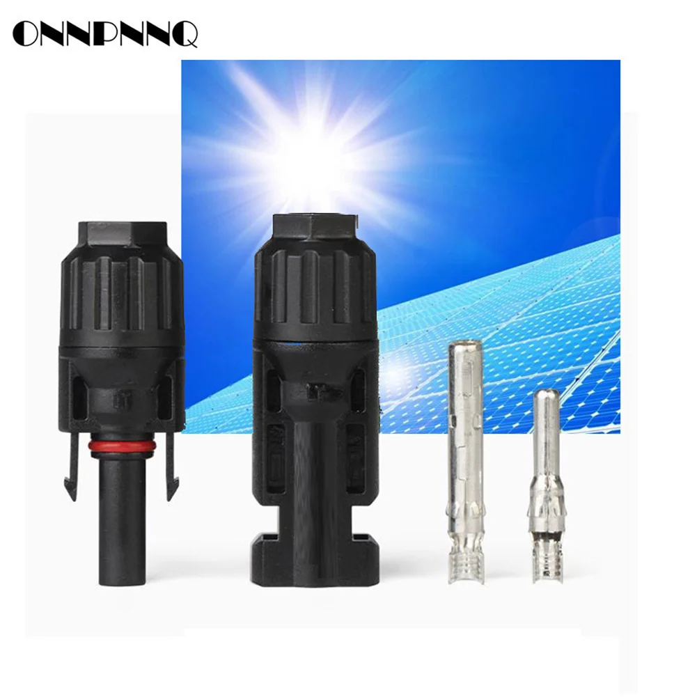 

5 Pairs MC4 Male and Female M/F Connectors for Solar Panel 30A