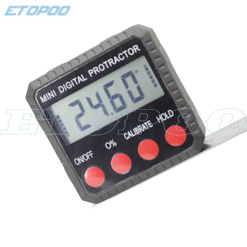 360degree Mini Digital Protractor Bevel Box Digital InClinometer Angle Finder Gauge Protractor Sensor