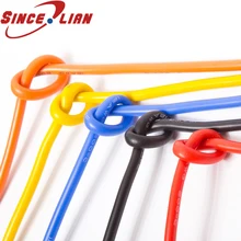 UL3135 22AWG Электрические Провода Силиконовые резиновая Гибкая 600 В 200C прочной ткани Луженая Медь высокое Температура устойчивостью провода