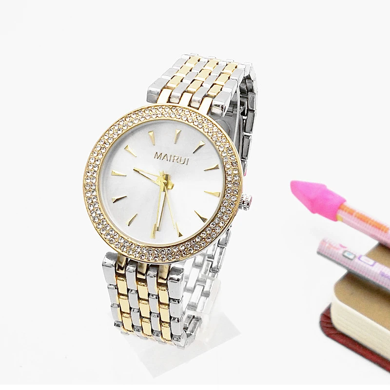 Stainless Steel Bracelet Leisure Watch Business Quartz Wristwatches Luxury Ladies Watches Sale
