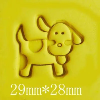Маленькая собака шаблон Мини diy мыло штамп chaprter печать 2,9*2,8 см ZZ052