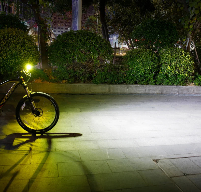 Велосипедный светильник GACIRON, передний, на руль, светильник, 4500 мА/ч, IPX6, водонепроницаемый, светодиодный, велосипедный светильник, USB, перезаряжаемый, внешний аккумулятор, вспышка, светильник, 6 режимов