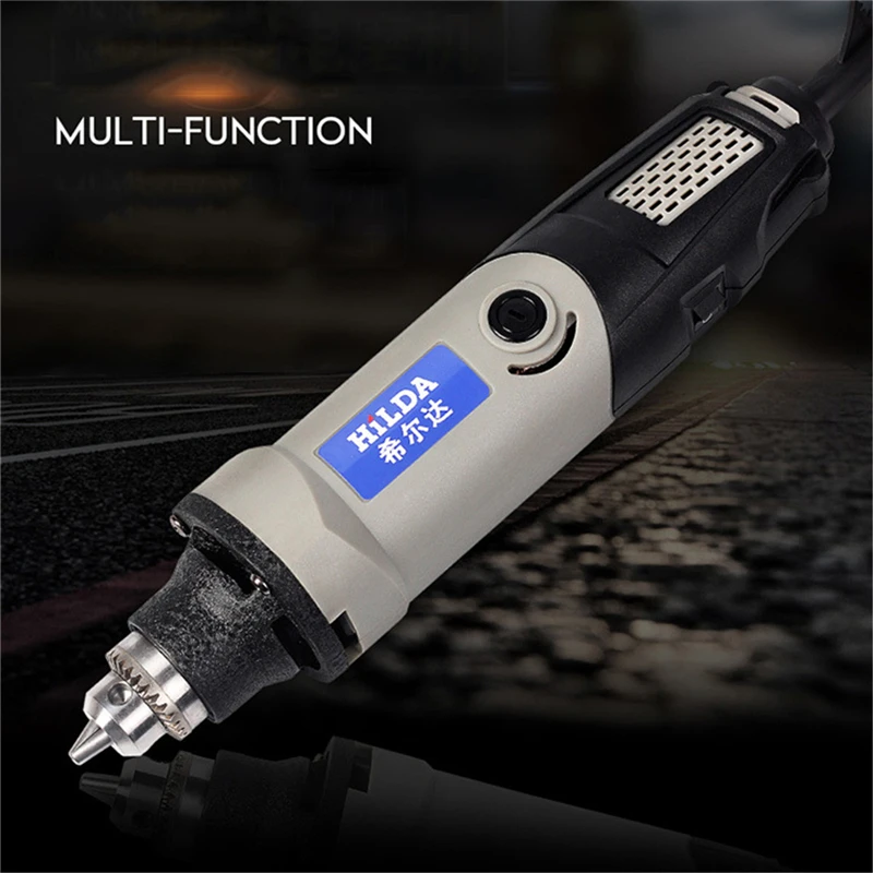 

Professional Dremel Style In Mini Electric Accessories 220V 400W Grinder Chuck Variable Speed Rotary Drilling Machine Power Tool