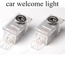 Комплект из 2 предметов светодиодный двери автомобиля Шаг Призрачная тень свет логотип для автомобиля эмблема Лазерная лампа led-проектор для VOLVO