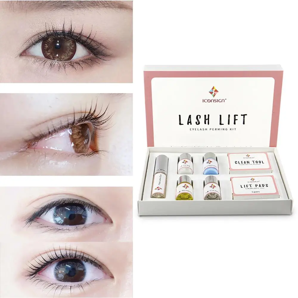 

7pcs/set Curling Nutritious Eyelash Perm Kits Eye Lashes Lifting Tool Set for Salon Personal Use New 2019