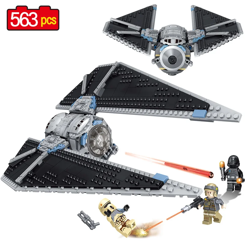 

Star Series Wars Blocks Sets Compatible legoing TIE Fighter Robot Walker Battleship 75179 Building Blocks Toys for Children