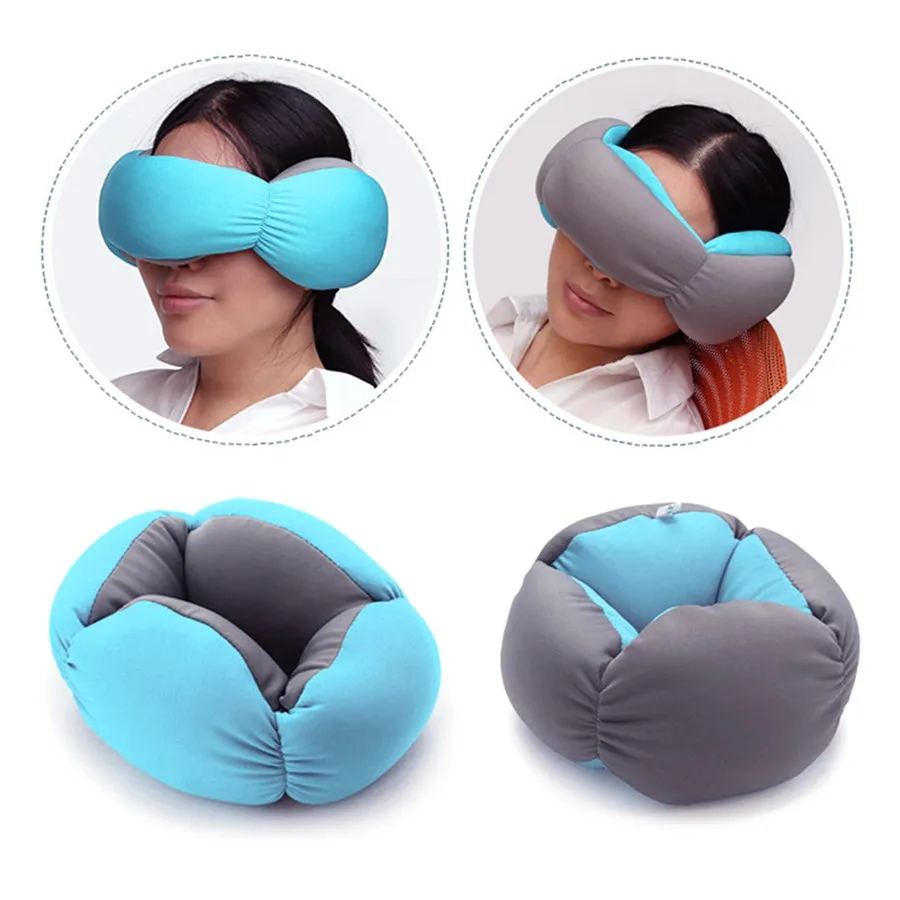 

3 Colors Comfortable Office Lunch Desk Break Ostrich Cushion Pillow Hollow Design Breathable Power Lazy Nap Pillow