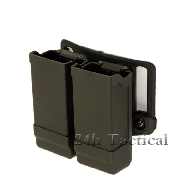 

CQC Double 2 Magazine Belt Pouch Case Hunting 9mm .45 Cal Magazine Pouch For Glock M9 USP SP2022 with Belt Loop