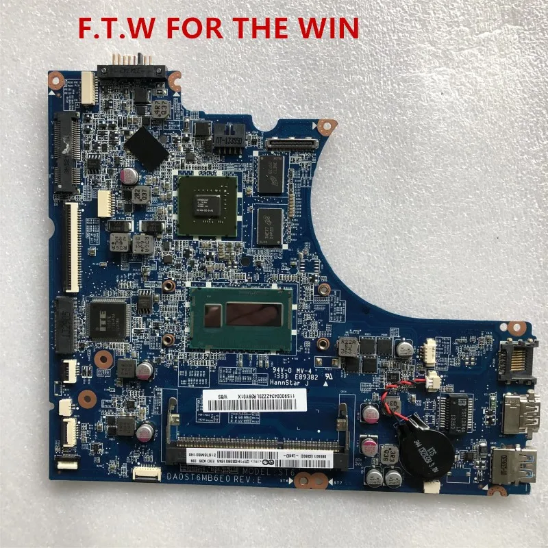 

ST6 MB para Lenovo FLEX 14 Flex14AT-IFI Laptop Motherboard DA0ST6MB6E0 I5-4200U NVIDIA GeForce 720M DDR3L 100% probado