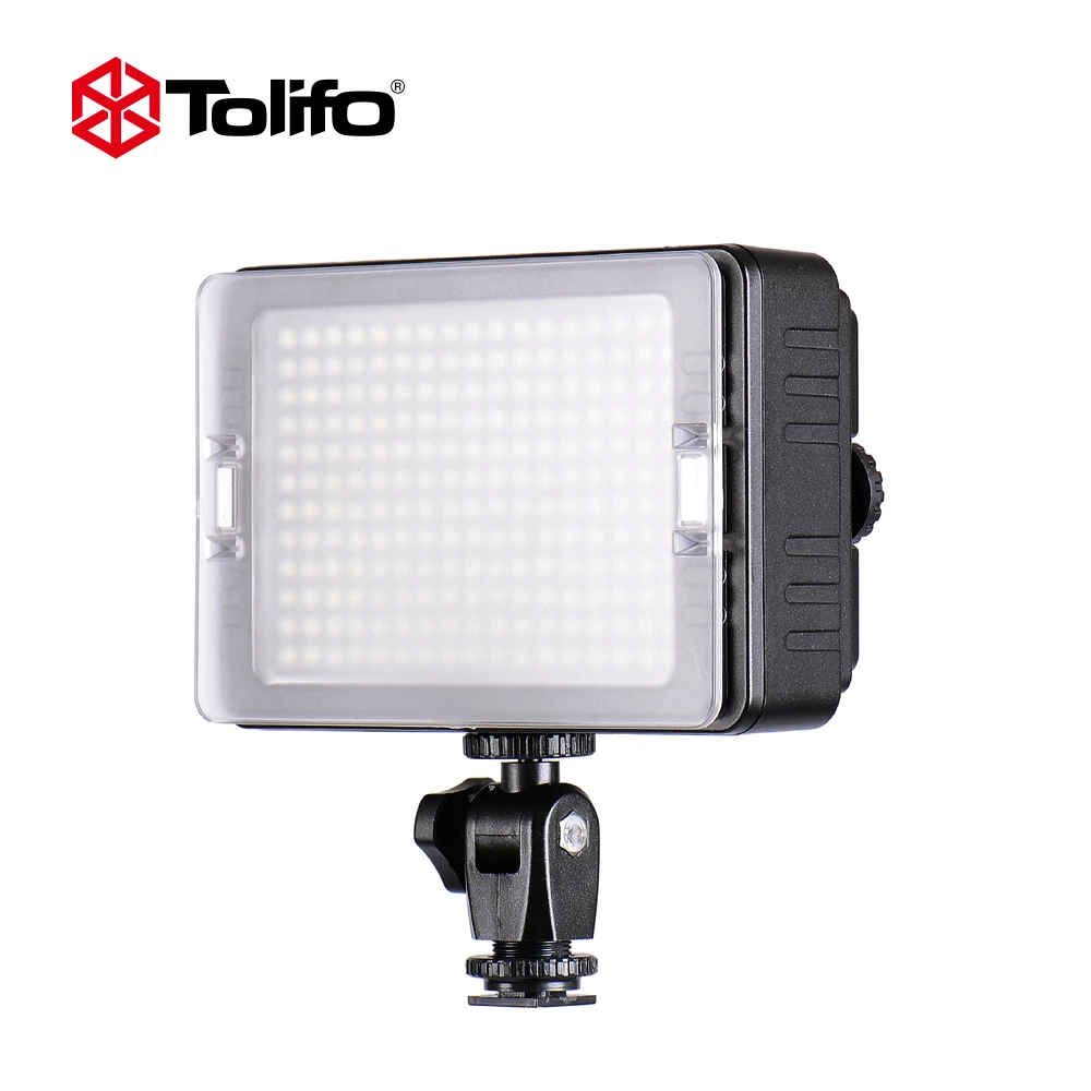 Портативный свет для фото Tolifo Pt-204s Portable Dimmable Daylight Led Camera Video Light For Sony Canon 