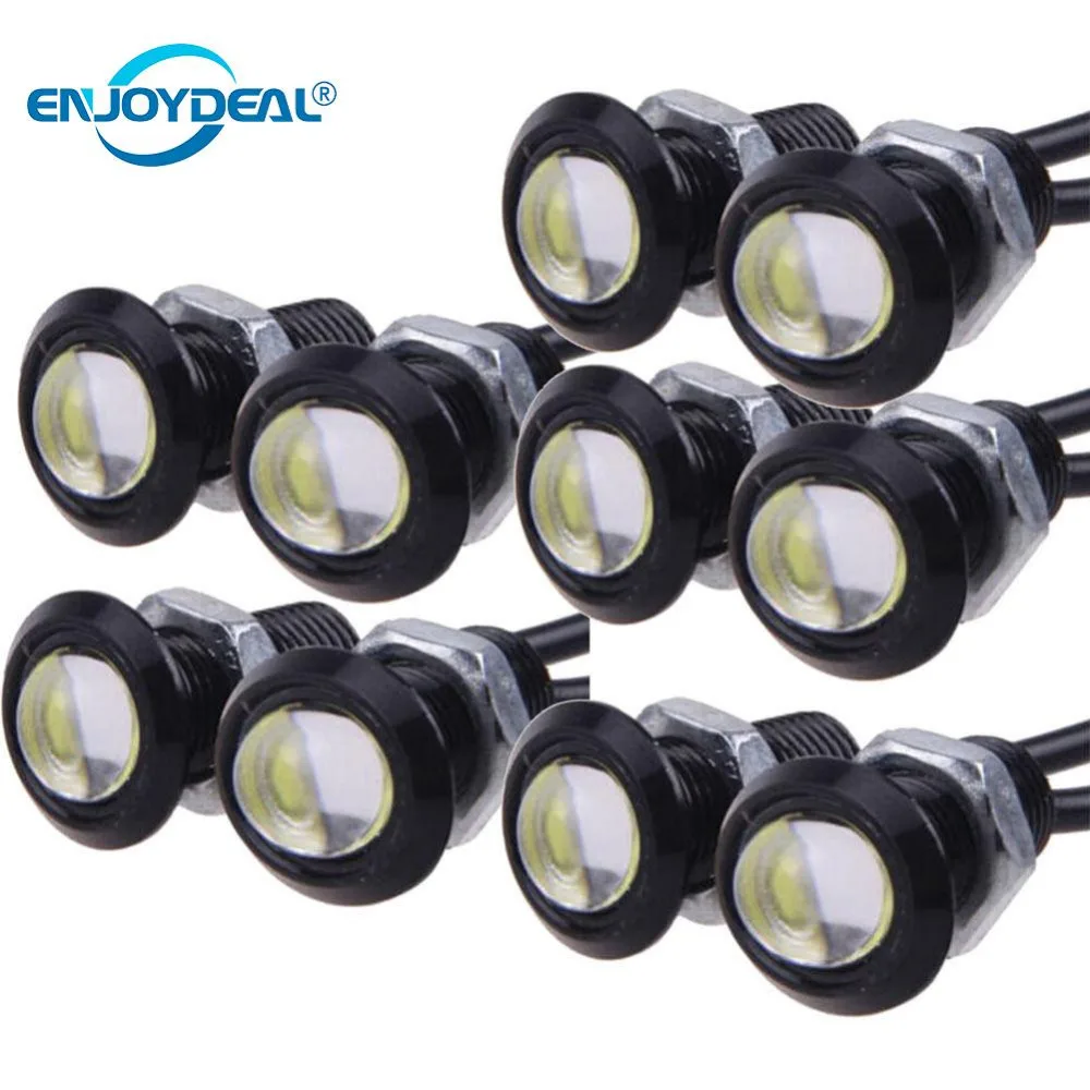 

10PCS 9W12V Waterproof Universal Led Car Fog Light spotlights Daytime Reverse Backup Parking Lamp Signal Light Car Accessories