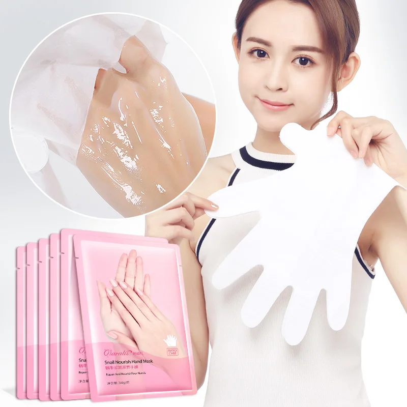 Buy Daralis 1pack=2pcs Snail White Hand Mask Gloves