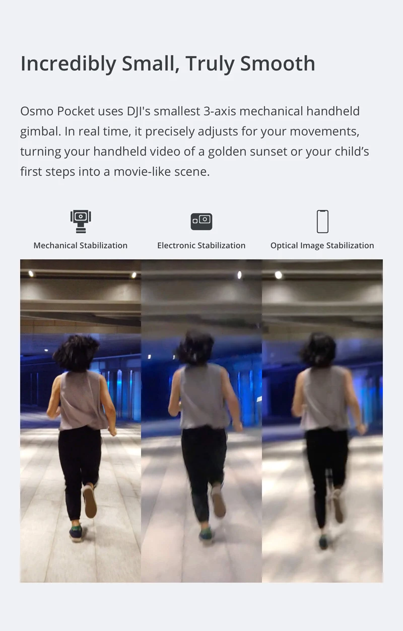 DJI Osmo карман самый маленький 3-осевая стабилизированная ручной Камера с 4K 60fps видео бренд DJI мини Osmo