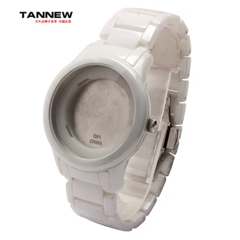 

22mm white High quality watch accessories,for AR1476 Ceramic watchband with case watch strap with butterfly buckle