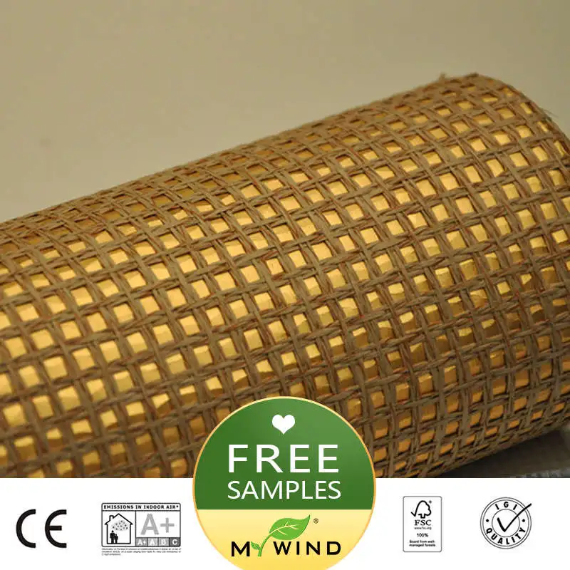 Роскошные обои MY WIND с золотыми нитями Объемные в европейском стиле винтажные для