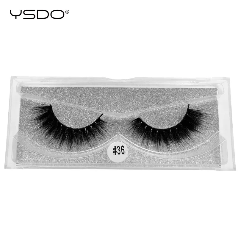 

ysdo Mink Lashes 3D Mink EyeLashes 100% Dramatic Lashes Thick Lashes Natural Hair False EyeLashes Wispy Fluffy EyeLashes
