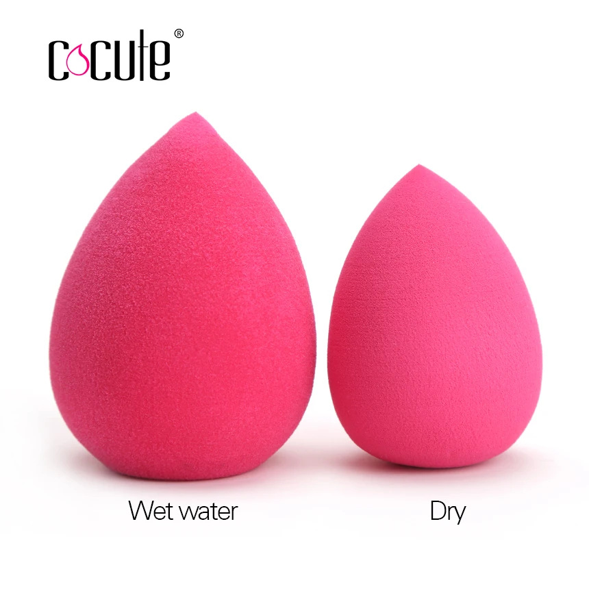 1PC Women s Professional font b Makeup b font Sponge Non Latex Foundation Sponge Waterdrop Shape