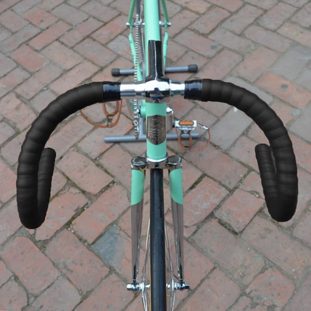 1 комплект красочный велосипедный ремень велосипед пробковая рукоятка обмоточная лента 2 бар черный и зеленый новое поступление