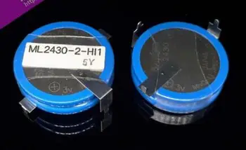 

2PCS FREESHIPPING Japan ML2430-H-HI1 3V Battery Pack ML2430 Button Battery Rechargeable ML2430-2