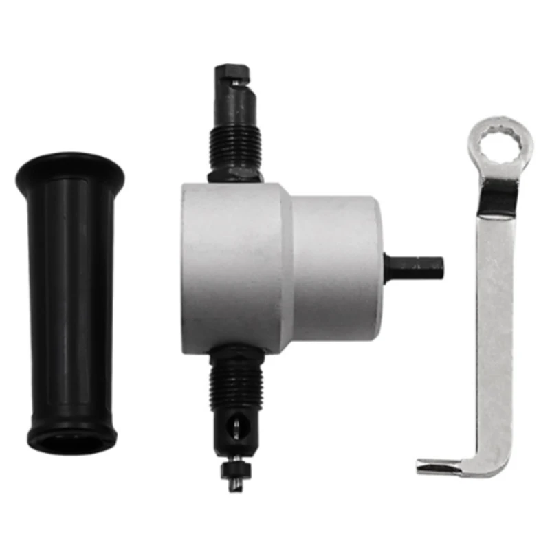 

Multifunction Double Heads Metal Sheet Curved Nibbler Saw Cutter Tapper Cutting Tool Power Drill Accessories