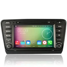 8 «HD Сенсорный Экран 1024*600 Android 5.1.1 Dvd-плеер Автомобиля GPS Навигации система Для VW Skoda Octavia III 2014 2015 A7 Can Bus RDS