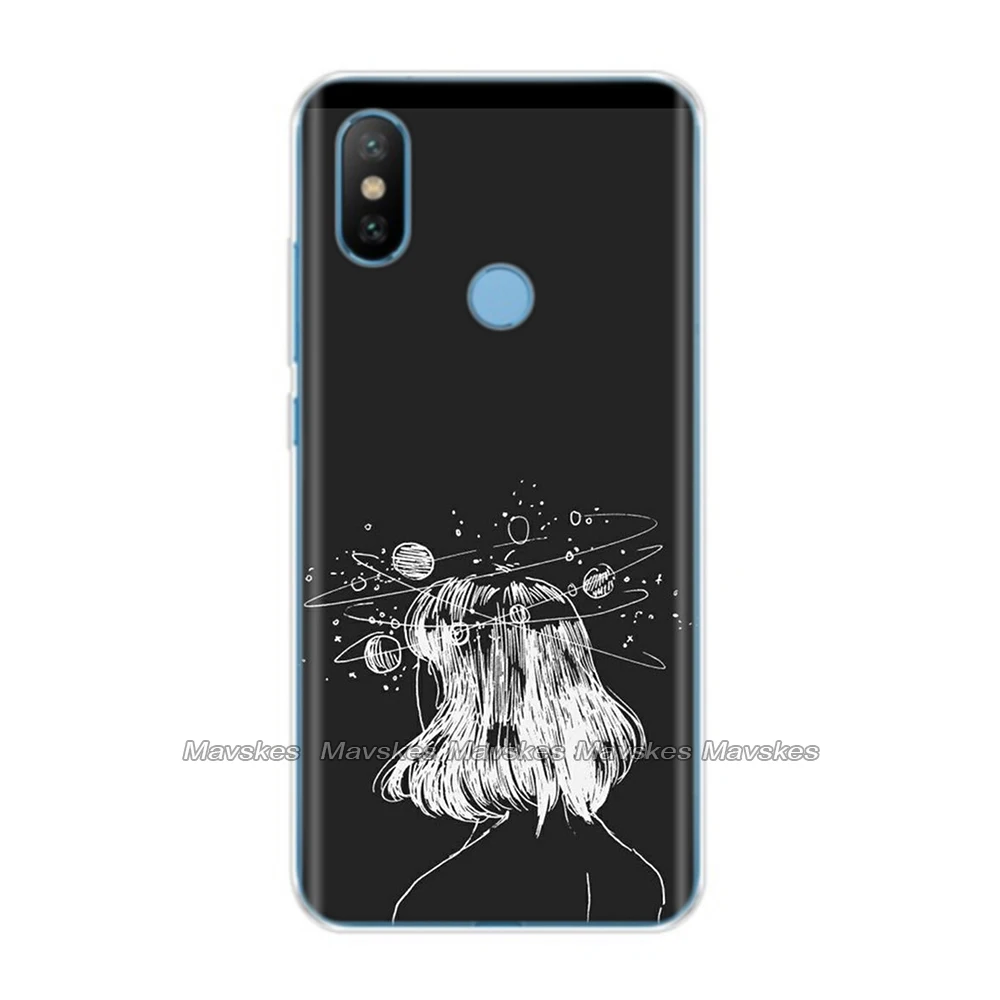 32 Силиконовый чехол для Xiaomi mi A2 Lite, чехол с полной защитой, мягкая задняя крышка из ТПУ для Xio mi A2 Funda A 2 LITE, чехол для телефона s Coque - Цвет: 32