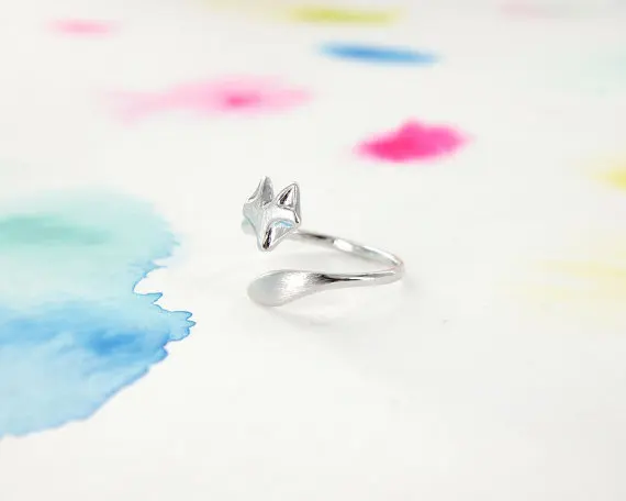 3-1PCS-Fashion-Adjustable-Cute-Fox-Rings-Simple-3d-Animal-Fox-Face-Tail-Ring-Tiny-Twisted-Wrap