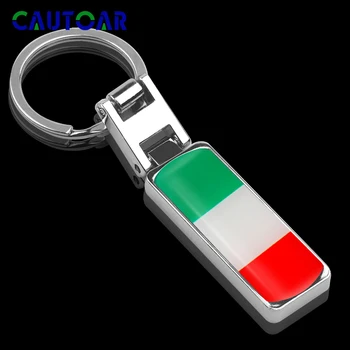 

1 Pcs Country National Flag Italy Hot Metal Keychain Car Styling Auto Motorcycle Key Ring chain Keyring Accessories Badge Emblem