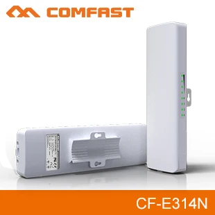 

2PCS comfast 300Mbps outdoor WIFI coverage AP&wireless repeater build-in 2*14dBi wifi antenna & WIFI transmitter &WI-FI receiver