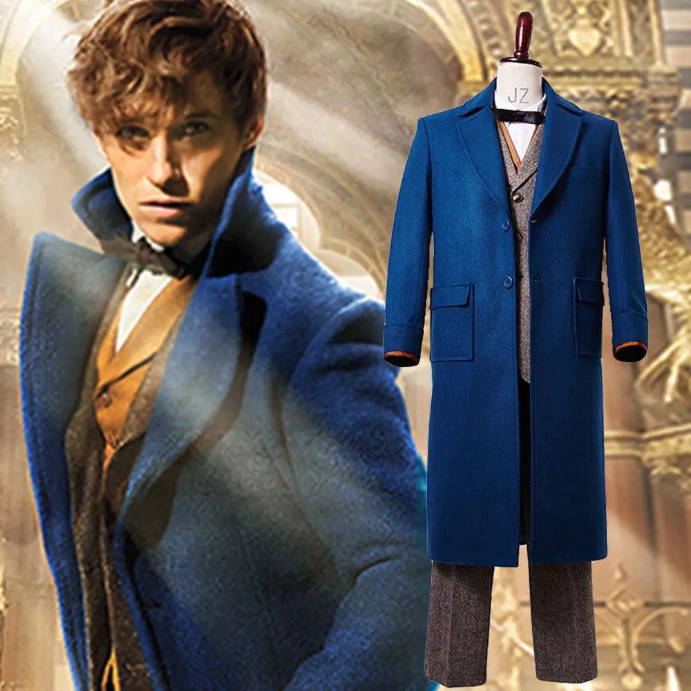 Взрослые мужчины Фантастические звери и где их найти Eddy Newt Scamander наряд Хэллоуин