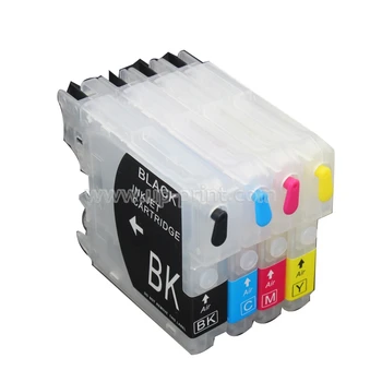 

10sets Refillable ink Cartridges for Brother DCP 145c/165c MFC-250c/290c/5490cn/5890cn/6490cw LC38 LC61 67 LC980 LC39