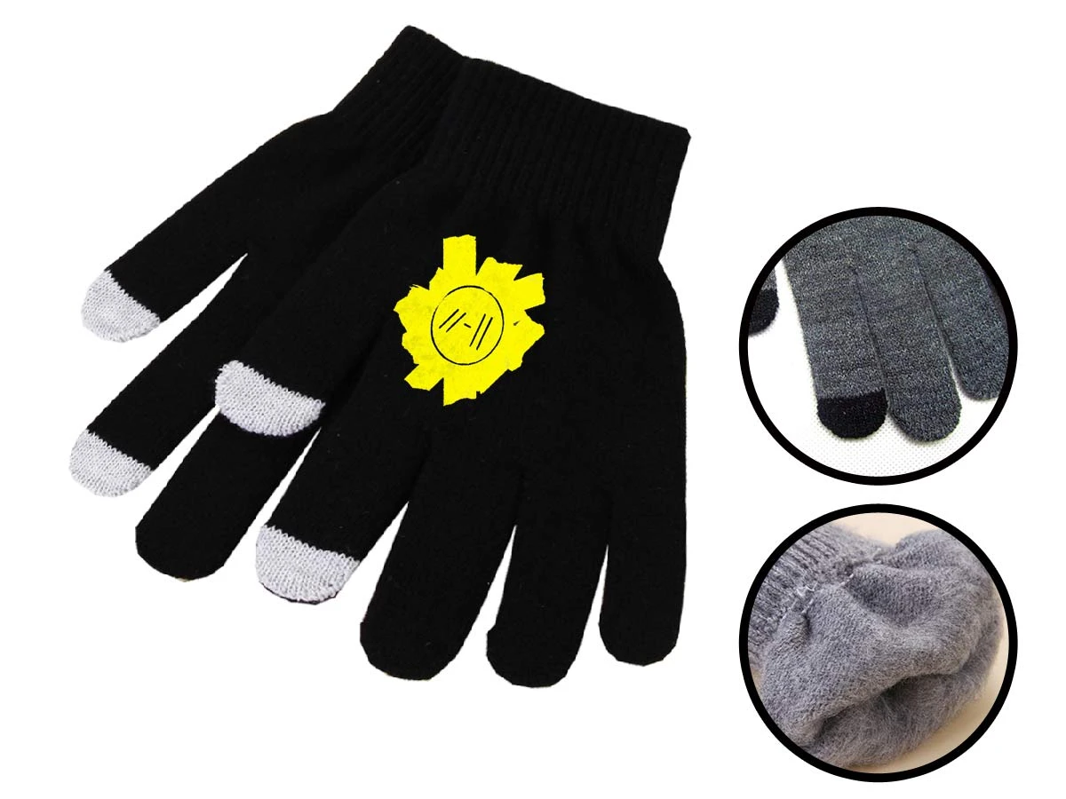 Giancomics Band Rock Amerika Simbol Rajutan Sarung Tangan Handwear Outdoor Musim Dingin Hangat Sentuh Angin Kostum Cosplay Praktis Panas Hadiah Anak Laki Laki Kostum Aksesoris Aliexpress