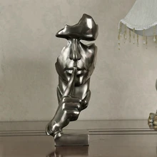 משלוח חינם דקורטיבי קרפט שרף איור פסל פיסול מופשט אמנויות קישוט מודרני לבית תפאורה מכירת מתנות לחג המולד