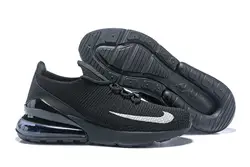 Аутентичные Оригинальная продукция Nike Air Max 270 Flyknit для мужчин's Беговая Спортивная обувь Открытый Спортивная обувь удобные дышащие AO1023 Air 270