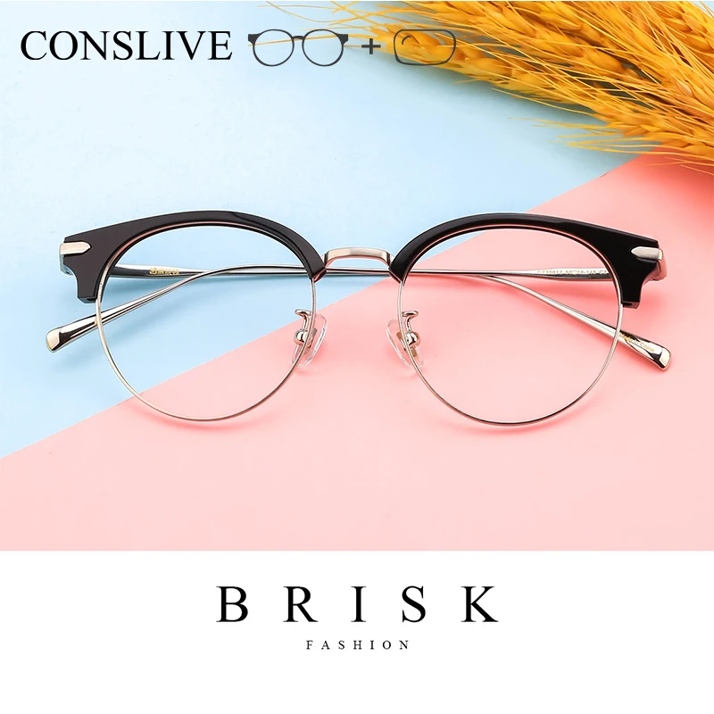 

Large Prescription Glasses Women Cat Eye Eyeglasses Dioptric Glasses Multifocal Spectacles Round Frames for Myopia Progressive