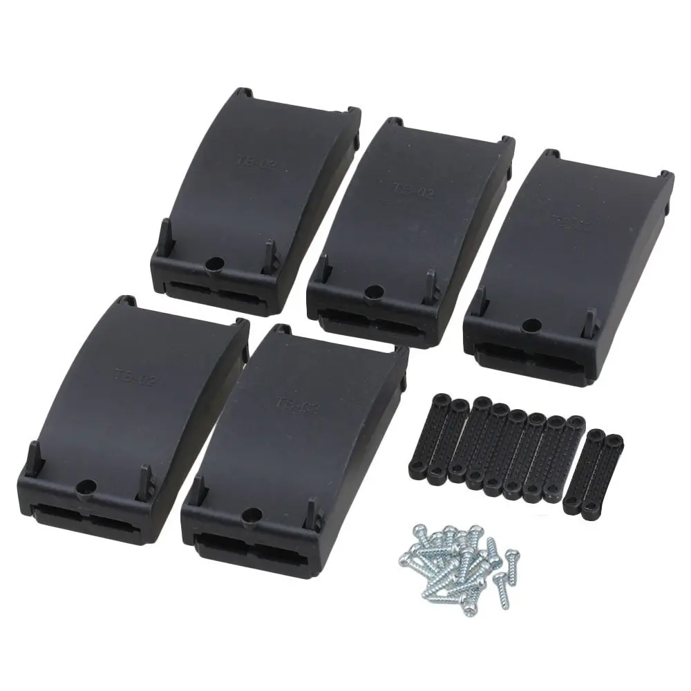 

Black Plastic Cable Wire Junction Box Protector with T06-MM03 Terminal for Indoor lighting Pack of 5