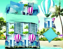Home Textiles,city life style 3D bedding sets 4Pcs of duvet cover bed sheet pillowcase Queen Full size bedclothes